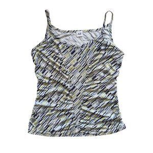 Y2k 00’s pucci style 100% silk pastel cami tank top sz S